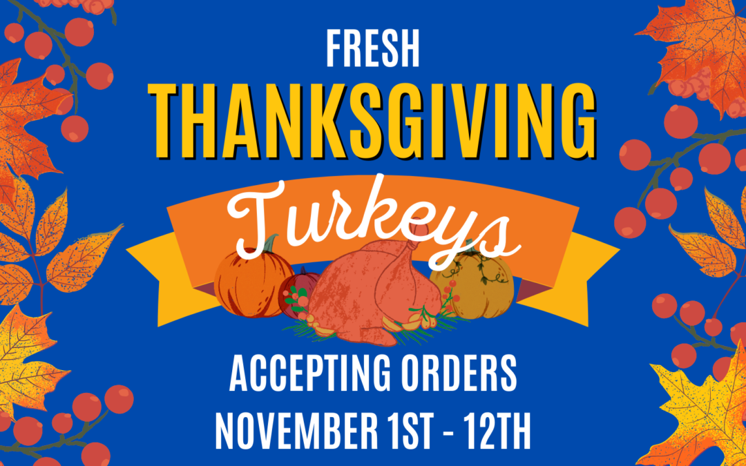 Fresh Turkey Orders